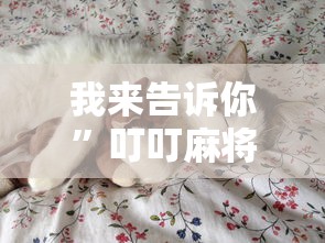 我来告诉你	”叮叮麻将怎么开挂”详细开挂安装教程
