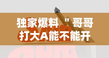 独家爆料 ＂哥哥打大A能不能开挂”详细辅助软件教程