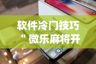 软件冷门技巧 ＂微乐麻将开挂app下载苹果手机版	”详细分享装挂步骤