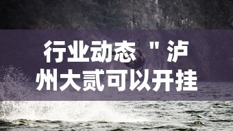 行业动态 ＂泸州大贰可以开挂吗有挂的	”-详细教程