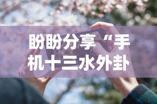 盼盼分享“手机十三水外卦透视辅助神器”可以开挂作弊
