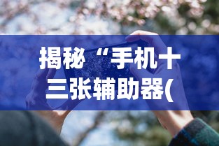 揭秘“手机十三张辅助器(透视)	”开挂(透视)辅助教程