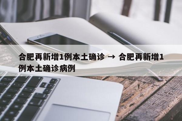 合肥再新增1例本土确诊 → 合肥再新增1例本土确诊病例