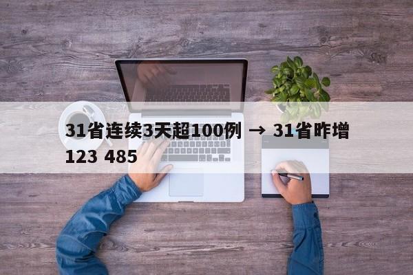 31省连续3天超100例 → 31省昨增123 485