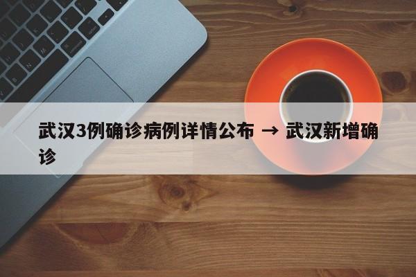武汉3例确诊病例详情公布 → 武汉新增确诊